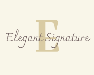 Elegant Fashion Boutique logo design