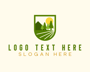 Agricultural Farm Field logo