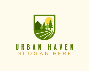 Agricultural Farm Field logo