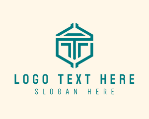 Geometric Company Letter T logo