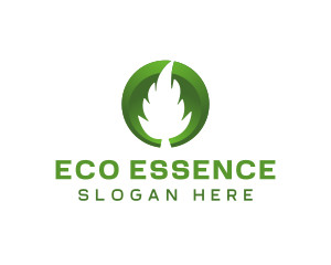 Eco Leaf Nature logo