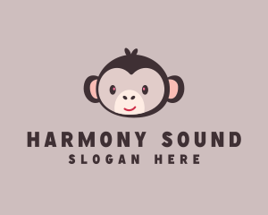 Animal Smiling Monkey  logo
