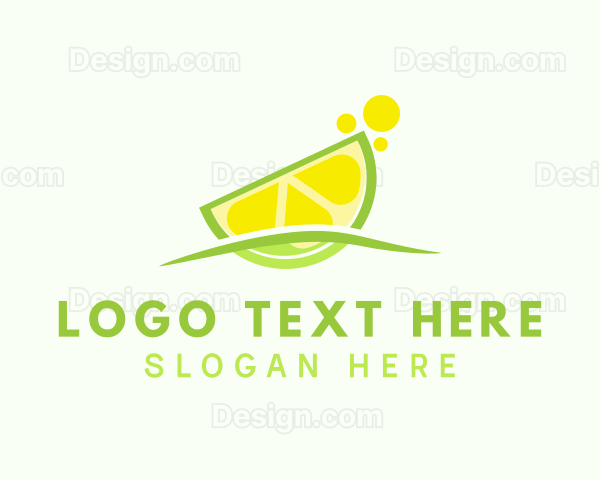 Lime Fruit Refreshment Logo