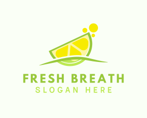 Lime Fruit Refreshment logo design