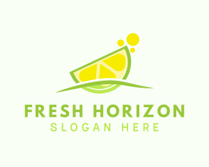 Lime Fruit Refreshment logo