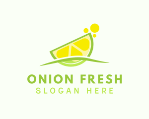 Lime Fruit Refreshment logo design