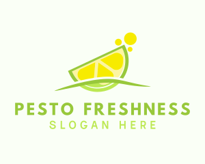 Lime Fruit Refreshment logo design