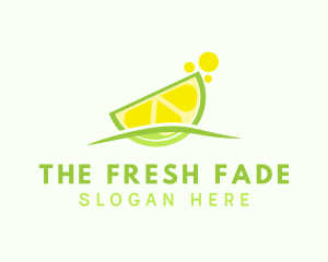 Lime Fruit Refreshment logo design