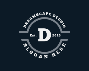 Hipster Studio Badge logo design