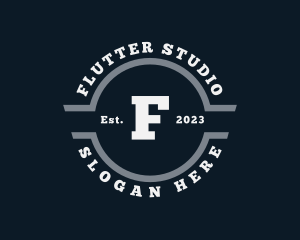 Hipster Studio Badge logo design