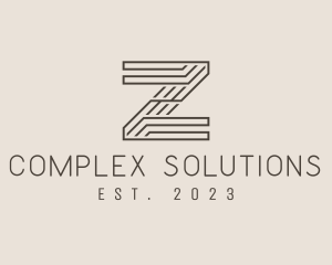 Minimal Tech Letter Z  logo design