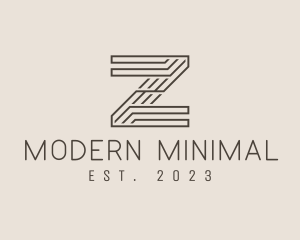 Minimal Tech Letter Z  logo