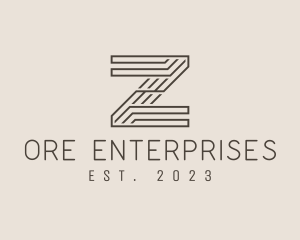 Minimal Tech Letter Z  logo design