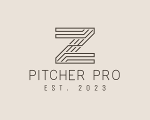 Minimal Tech Letter Z  logo design