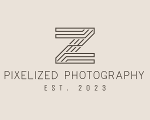 Minimal Tech Letter Z  logo design