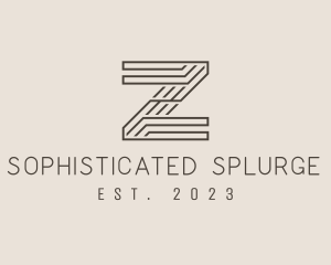 Minimal Tech Letter Z  logo design