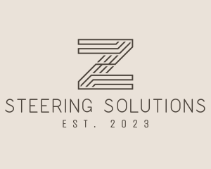 Minimal Tech Letter Z  logo design