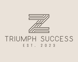 Minimal Tech Letter Z  logo design