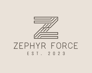 Minimal Tech Letter Z  logo design