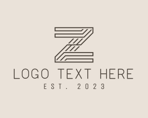Scaffolding - Minimal Tech Letter Z logo design