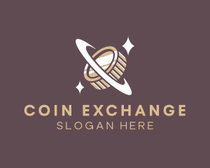 Coin Sparkle Currency logo