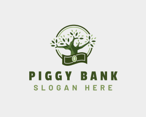 Tree Money Banking logo design