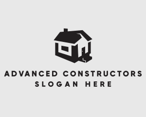 Isometric House Realtor logo design