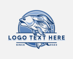 Fish Seafood Market Logo