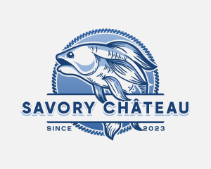 Fish Seafood Market logo design