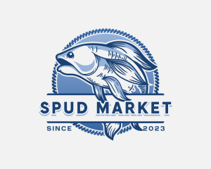 Fish Seafood Market logo design