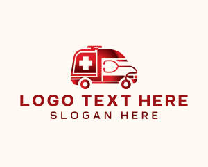 Emergency Ambulance Vehicle logo