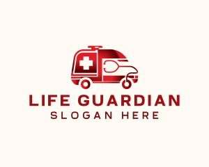 Emergency Ambulance Vehicle logo