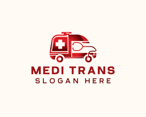 Emergency Ambulance Vehicle logo design