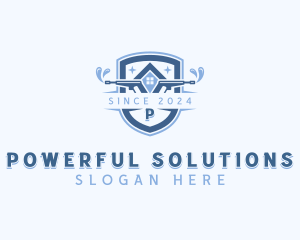 Cleaning Pressure Washer logo design