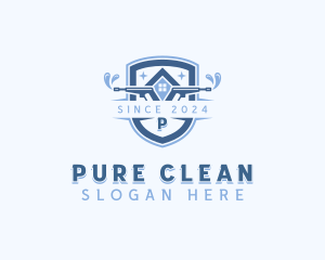 Cleaning Pressure Washer logo design