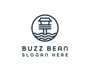 Ocean Beach House logo design