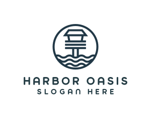 Ocean Beach House logo design