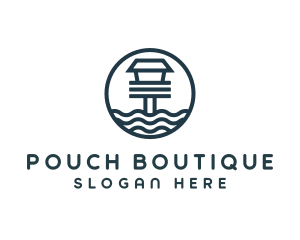 Ocean Beach House logo design