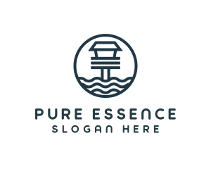 Ocean Beach House logo design