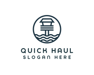 Ocean Beach House logo design