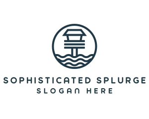 Ocean Beach House logo design