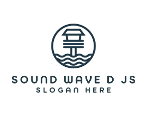 Ocean Beach House logo design