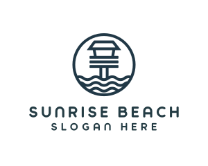 Ocean Beach House logo design