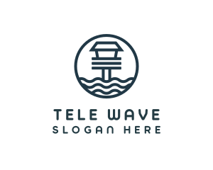 Ocean Beach House logo design