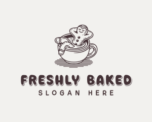 Gingerbread Coffee Bakery logo design