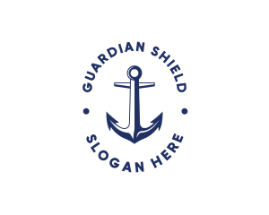 Nautical Sailing Anchor Logo