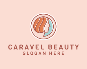 Woman Beauty Face logo design