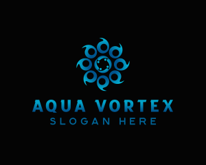 Digital Software Vortex logo design