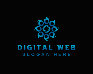 Digital Software Vortex logo design