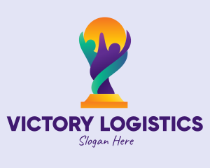 Two People Sports Trophy  logo
